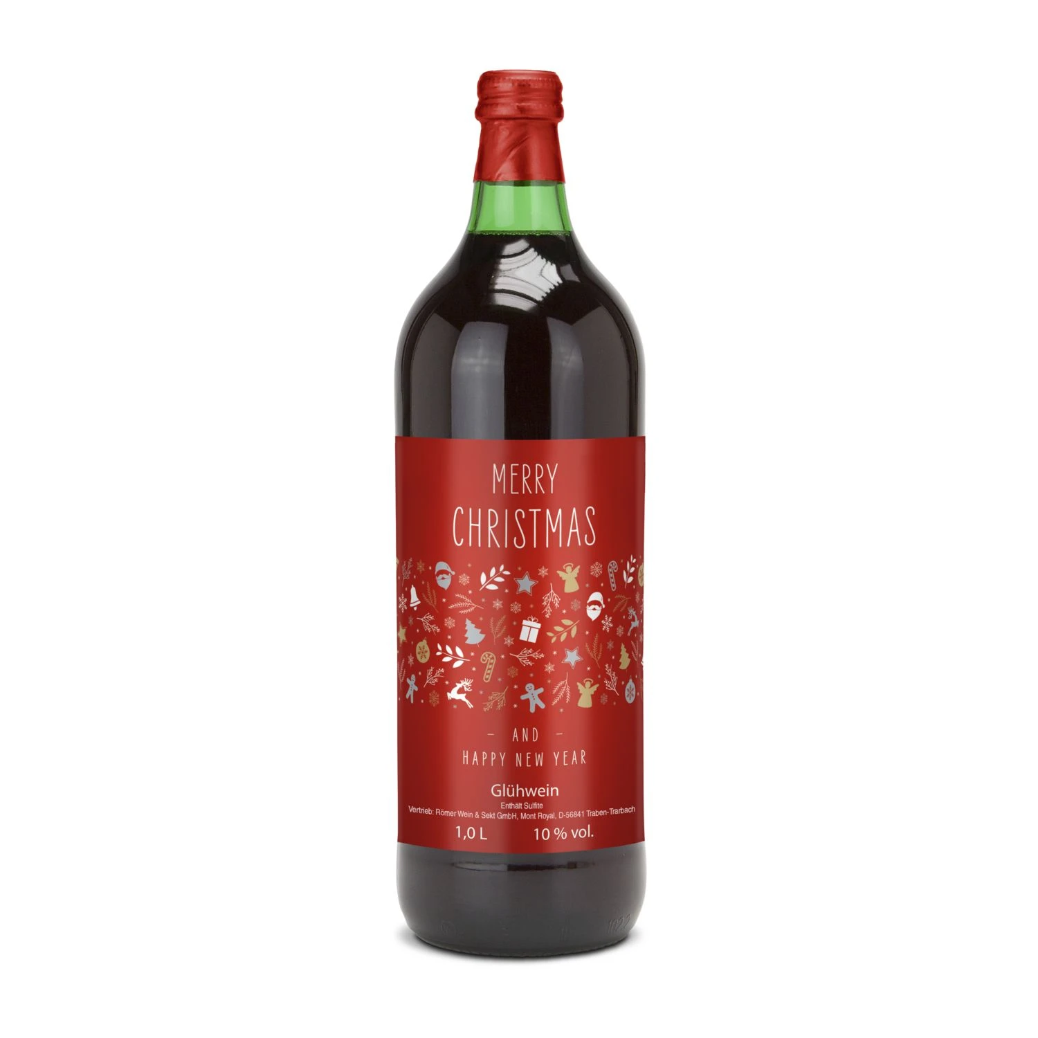 Glühwein 'Merry Christmas' - Premium Mitarbeitergeschenk für die Weihnachtszeit 1 Glühwein 'Merry Christmas' - Premium Mitarbeitergeschenk für die Weihnachtszeit