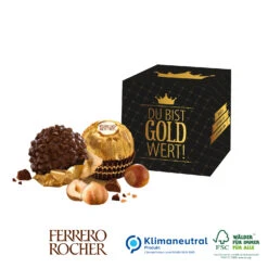 Du Bist Gold Wert Würfel - Rocher Weihnachtsgeschenk für Mitarbeiter 9 Du Bist Gold Wert Würfel - Rocher Weihnachtsgeschenk für Mitarbeiter -Snack Verkäufe 2024 91024 Werbe Wuerfel Ferrero Rocher 1er DU4Lsaru62pIJIo