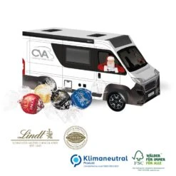 3D Präsent Camper mit Lindt Lindor Pralinés - Kleine Präsente für besondere Anlässe
