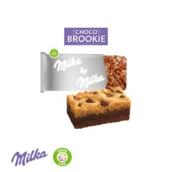 Milka Mini Schoko-Kuchen „Choco Brookie“ - Kleine Präsente für süße Momente -Snack Verkäufe 2024 91158 Milka Mini Schoko Kuchen Choco Brookie Fuellung 85520