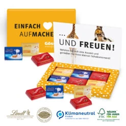 Lindt Exklusiv Schokotäfelchen Präsentbox - Kleine Präsente für besondere Anlässe