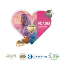 Schokokarte Business Herz - Kleine Präsente für Geschäftspartner