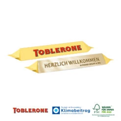 TOBLERONE Riegel im Werbeschuber, 35 g - Kleine Präsente für jeden Anlass -Snack Verkäufe 2024 91256 TOBLERONE Riegel im Werbeschuber 35g 2 74710