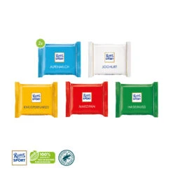 Ritter SPORT Mini In Präsentbox, 2er - Kleine Präsente für jeden Anlass -Snack Verkäufe 2024 91417 Ritter SPORT Mini in Praesentbox 2er Fuellung 40622