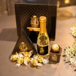 Du Bist Gold Wert - Premium Geschenkset für Mitarbeiter | Anerkennungsgeschenk -Snack Verkäufe 2024 Du bist Gold wert Geschenkset 16 72084