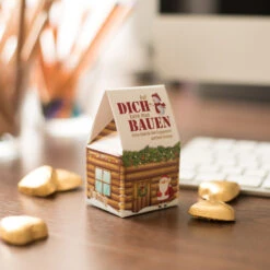 Auf Dich Kann Man Bauen - Weihnachtsgeschenk für Mitarbeiter | Personalisiertes Dankeschön