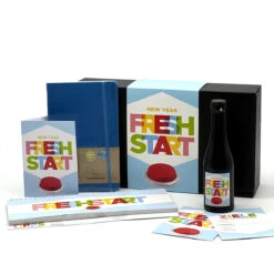 New Year - Fresh Start Geschenkset | Mitarbeitergeschenke für einen motivierenden Jahresbeginn -Snack Verkäufe 2024 Photoshop New Year Fresh Start Freisteller 97928