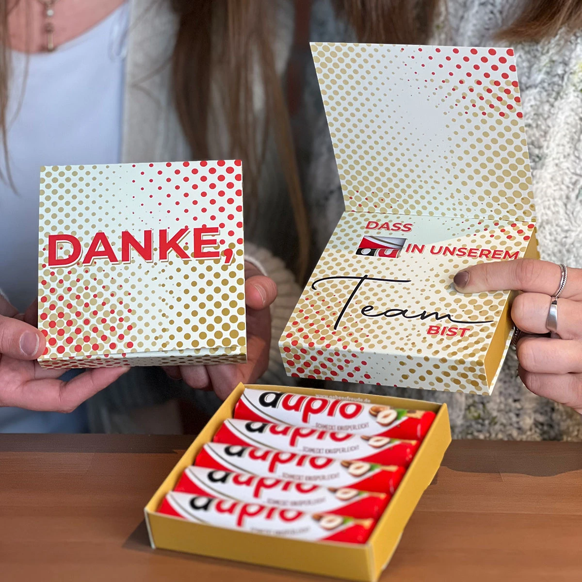Danke, Dass Du Im Team Bist - 10er Ferrero Duplo | Mitarbeitergeschenke – Bild 7