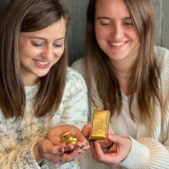 Lindt Goldbarren Du Bist Gold Wert – Premium Schokolade als Mitarbeitergeschenk -Snack Verkäufe 2024 WP12497 Du bist Gold wert Lindt Goldbarren 81246