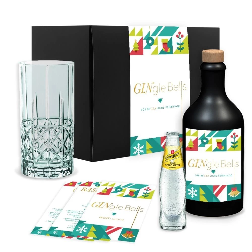 GINgle Bells Gin Geschenkset - Premium Mitarbeitergeschenke für Weihnachten 2 GINgle Bells Gin Geschenkset - Premium Mitarbeitergeschenke für Weihnachten – Bild 2