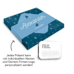 Bluetooth Tracker 'Wir Hängen An Dir!' - Praktisches Mitarbeitergeschenk -Snack Verkäufe 2024 WP12972 VH 71999