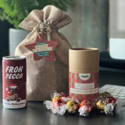 Weihnachtssäckchen 'Fröhliche Weihnachten' - Perfekte Mitarbeitergeschenke