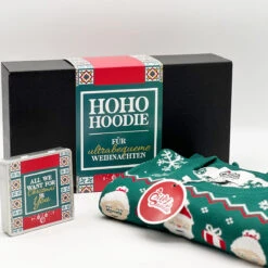 Geschenkset 'Ho Ho Hoodie' - Perfekte Mitarbeitergeschenke für Weihnachten
