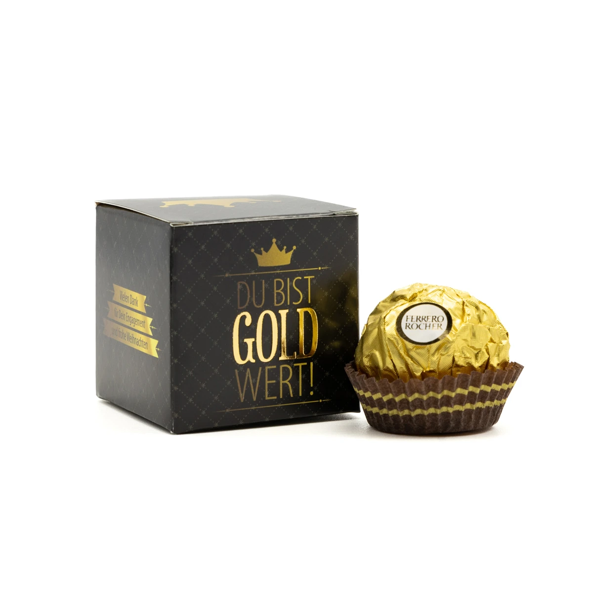 Du Bist Gold Wert Würfel - Rocher Weihnachtsgeschenk für Mitarbeiter 2 Du Bist Gold Wert Würfel - Rocher Weihnachtsgeschenk für Mitarbeiter – Bild 2