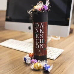 Großes DANKESCHÖN - Lindt Weihnachtsgeschenk für Mitarbeiter | Premium Schokolade