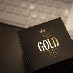 Sie Sind Gold Wert Würfel XL – Premium Weihnachtsgeschenk für Mitarbeiter -Snack Verkäufe 2024 Weihnachtsplaner 9818NvLViknkjkyyQ