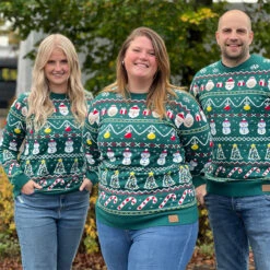 Geschenkset 'Ho Ho Hoodie' - Perfekte Mitarbeitergeschenke für Weihnachten -Snack Verkäufe 2024 Weihnachtspullover 3 95265