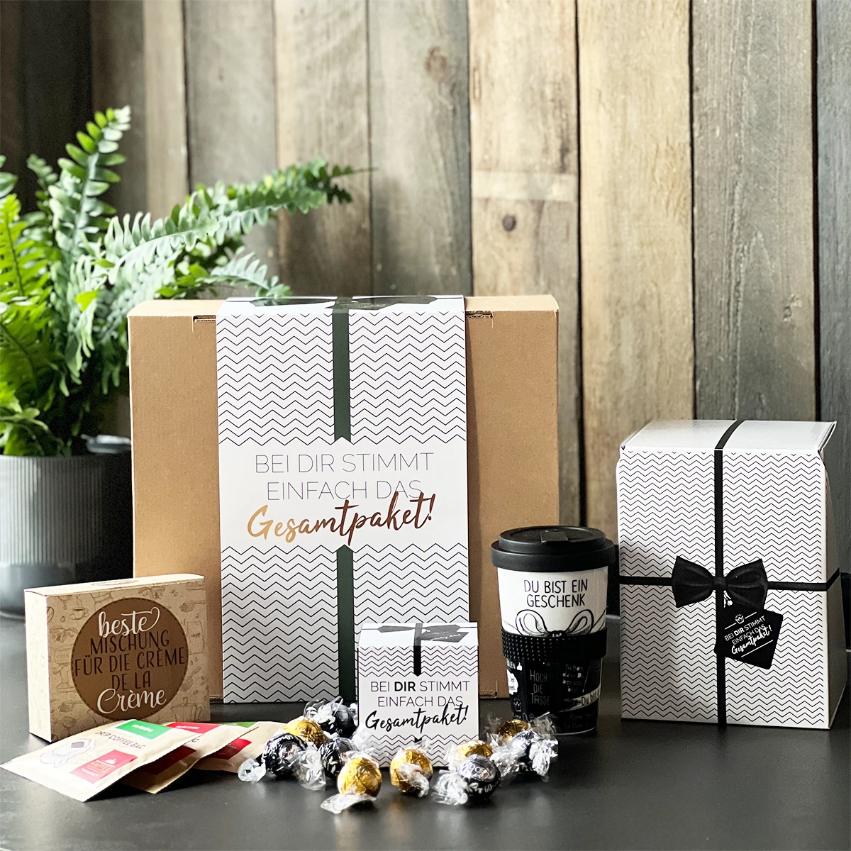 Geschenkset 'Für Die Crème De La Crème' - Premium Mitarbeitergeschenke für besondere Anlässe 1 Geschenkset 'Für Die Crème De La Crème' - Premium Mitarbeitergeschenke für besondere Anlässe