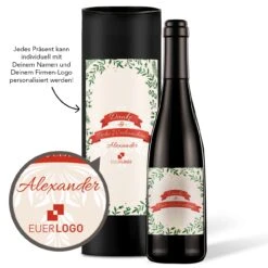 Danke & Frohe Weihnachten - Secco | Premium Mitarbeitergeschenke -Snack Verkäufe 2024 mockup secco huelse dankefrohe weihnachten Lupe 77948