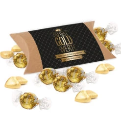 Lindt Pillowbox 'Du Bist Gold Wert' - Premium Mitarbeitergeschenk