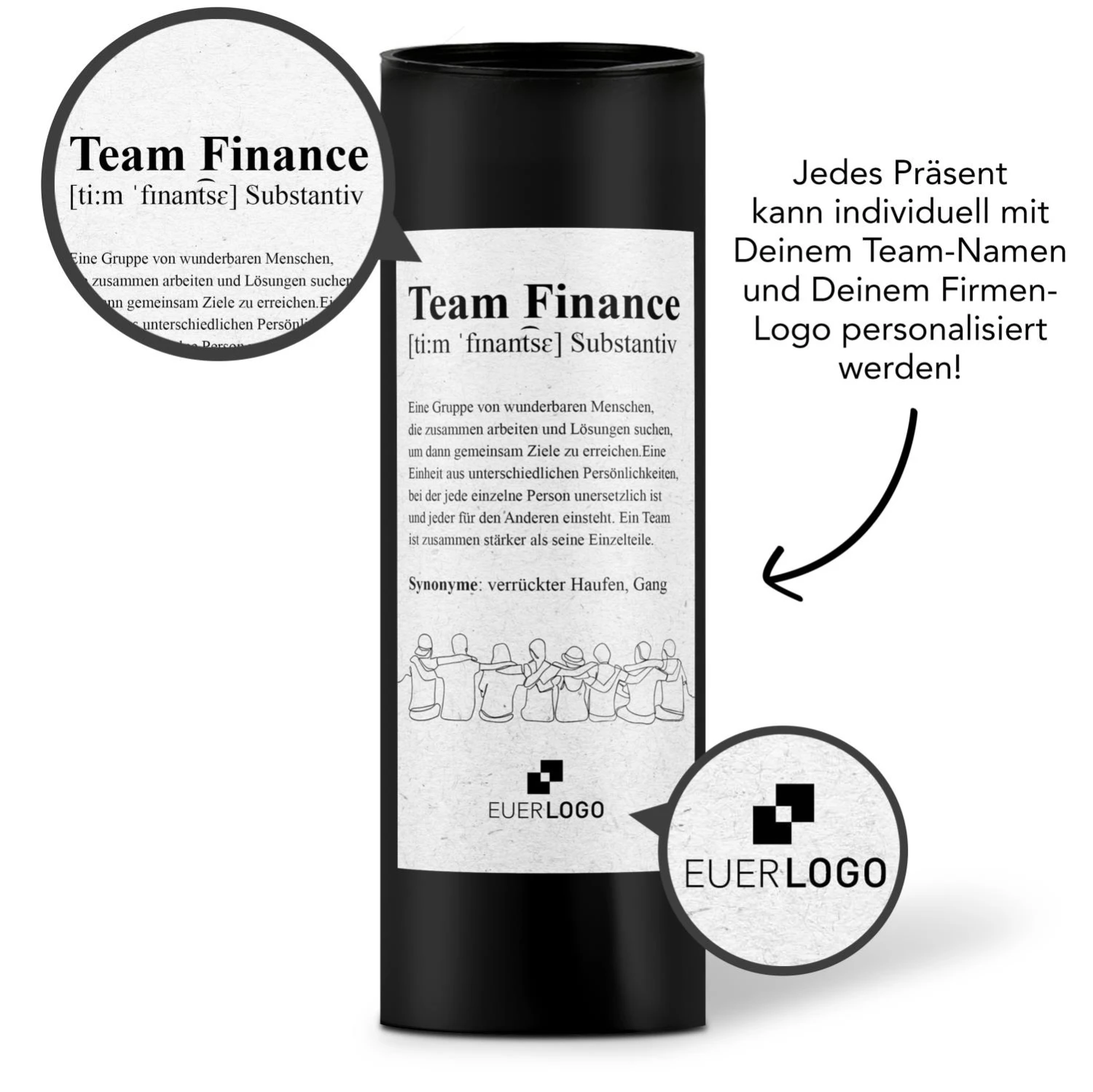 Geschenkhülse 'Team' - Nimm2 | Mitarbeitergeschenke für Motivation & Teamgeist 2 Geschenkhülse 'Team' - Nimm2 | Mitarbeitergeschenke für Motivation & Teamgeist – Bild 2