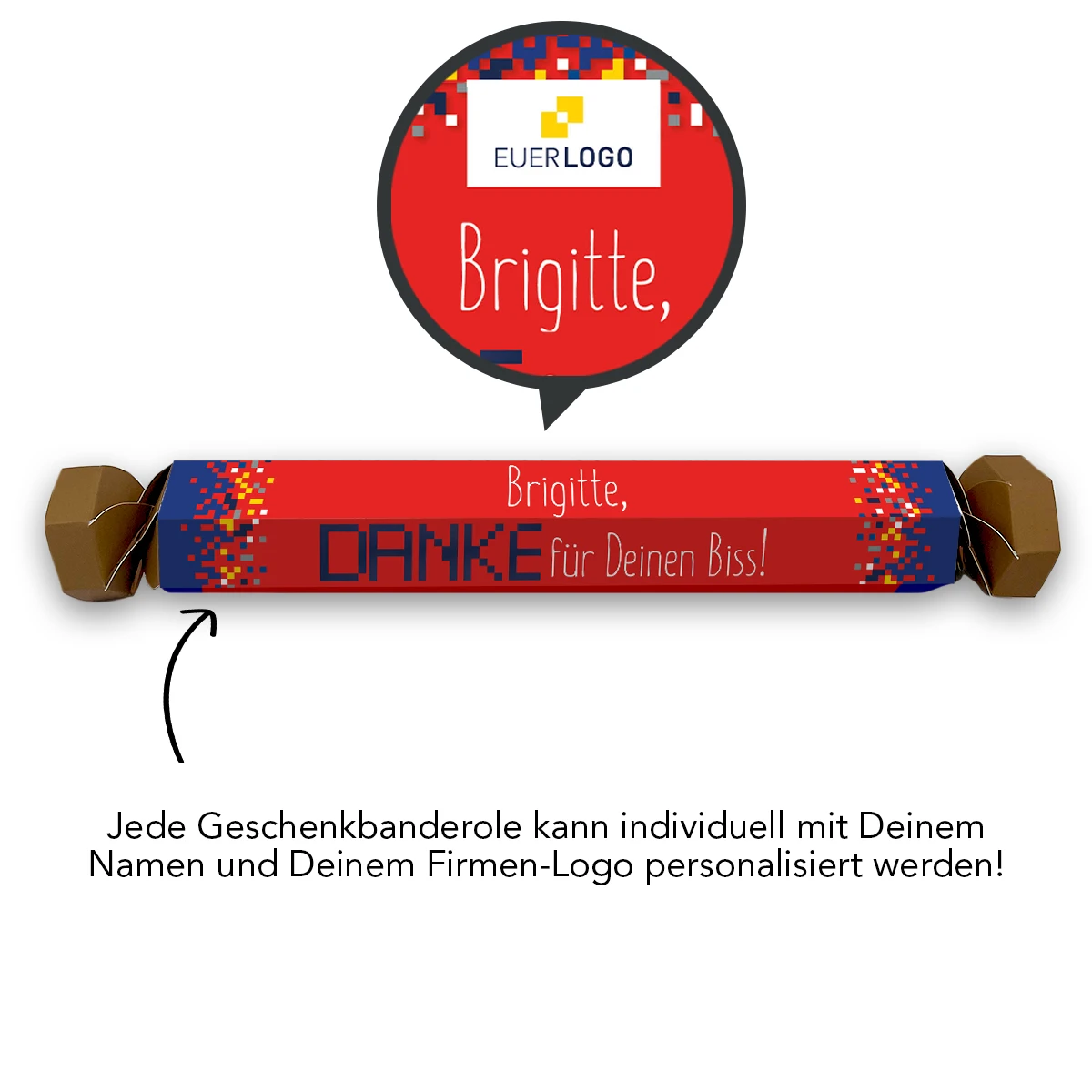 Geschenkverpackung 'Danke Für Deinen Biss' - Daim | Mitarbeitergeschenke – Bild 3