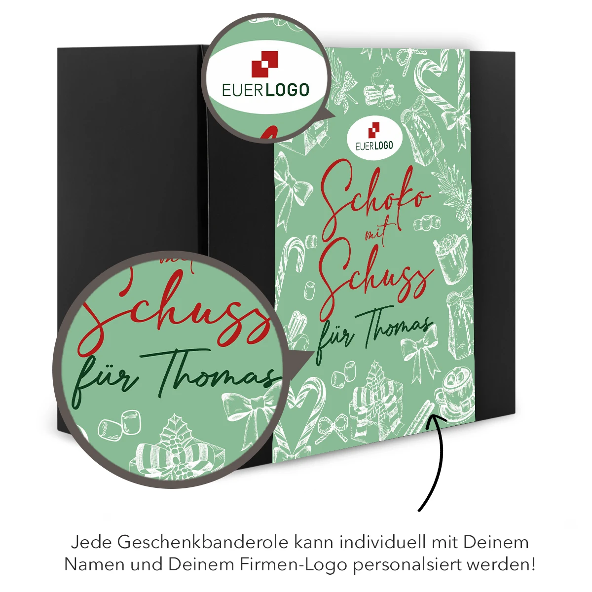 Geschenkset 'Schoko Mit Schuss' - Premium Mitarbeitergeschenke für besondere Anlässe – Bild 3