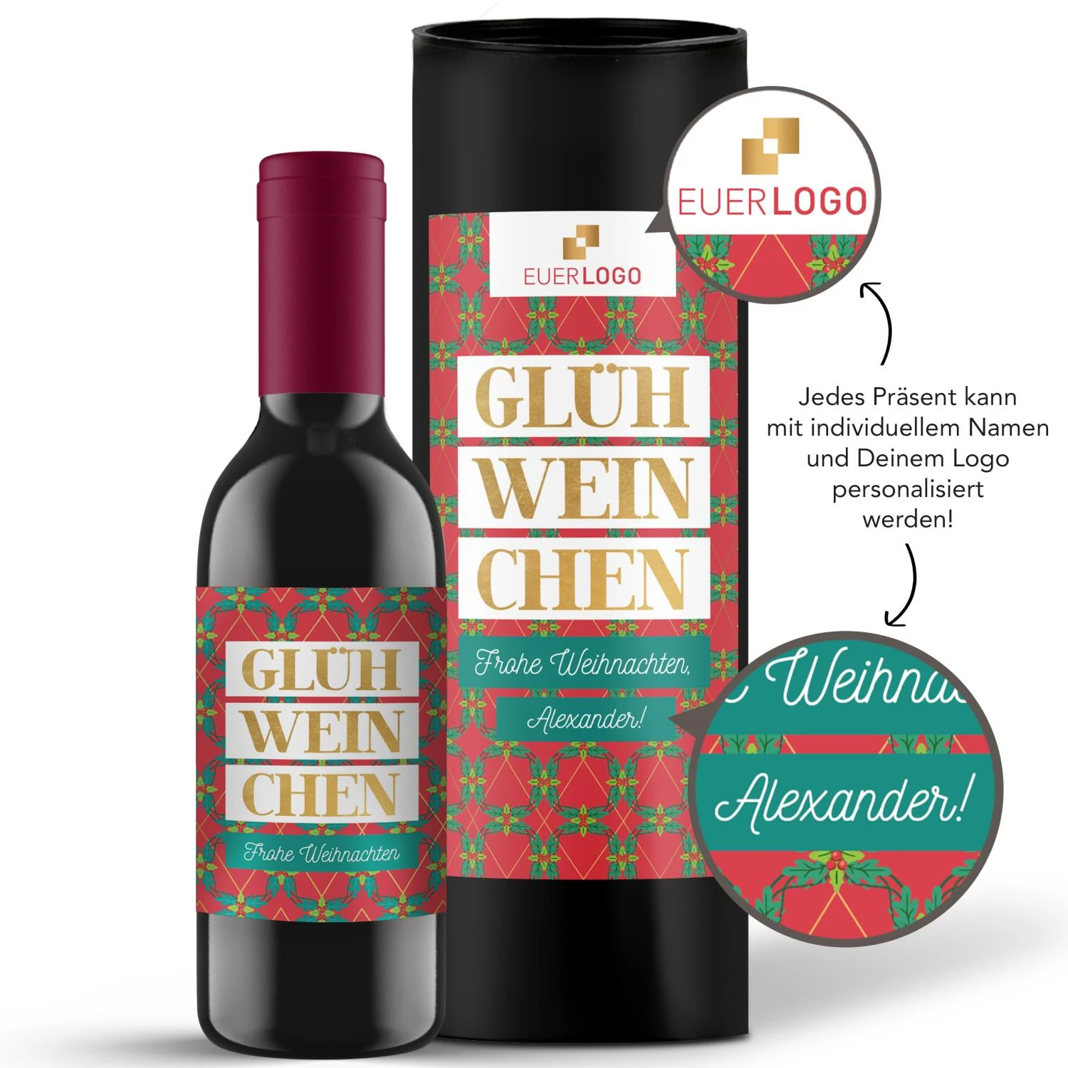 Glühweinchen Solo - Premium Mitarbeitergeschenk für Weihnachten – Bild 4