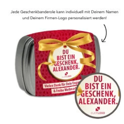 Geschenkdose 'Du Bist Ein Geschenk' von Lindt - Ideales Mitarbeitergeschenk -Snack Verkäufe 2024 montage seifendose L du bist ein geschenk Lupe 91896wkf3fpLZRuAMx