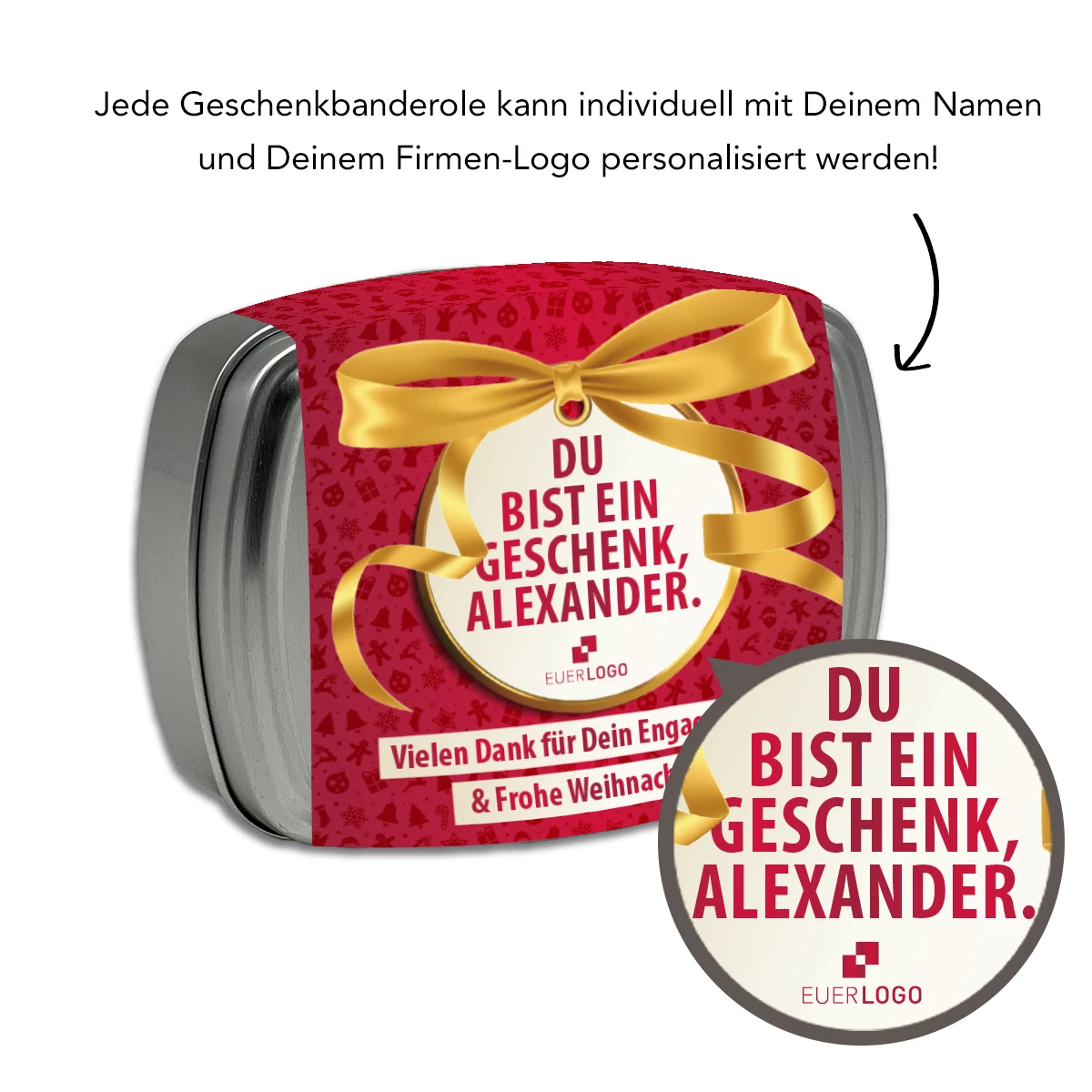 Geschenkdose 'Du Bist Ein Geschenk' von Lindt - Ideales Mitarbeitergeschenk – Bild 3
