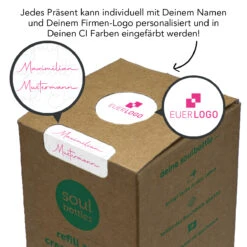 Trinkflasche Soulbottle 'wertVOLL' - Nachhaltige Mitarbeitergeschenke -Snack Verkäufe 2024 montage soulbottle Lupe 2 88990